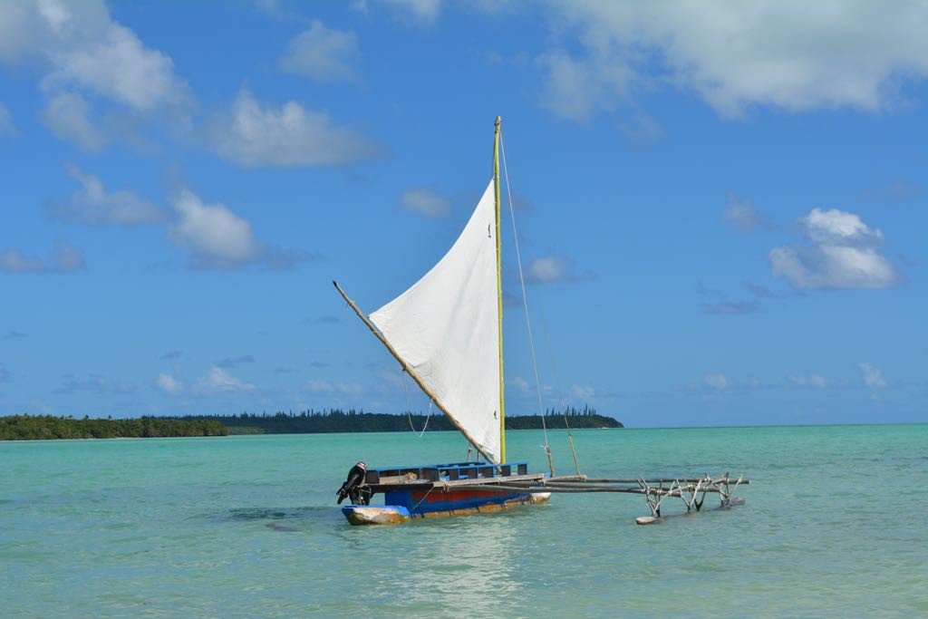 4 Amazing Things to do on the Isle of Pines 1 A traditional outrigger in St Joseph's Bay, Isle of Pines