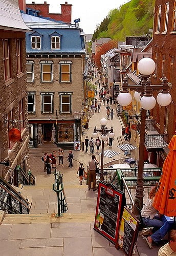 Quebec City - Rue du Petit-Champlain by David Paul Ohmer quebec city lower town photo